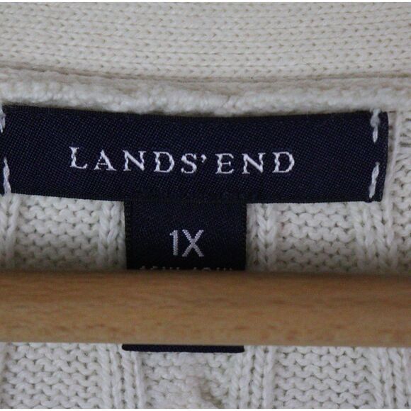 Lands End Sweater Cardigan size 1X - Picture 6 of 7